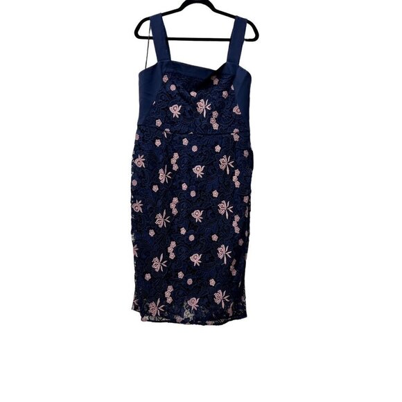 COOPER ST Botanic Bloom Lace Sheath Dress Size-US12 MSRP $248 - Picture 4 of 12